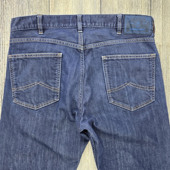 Patagonia Iron Clad Blue Denim Slim Fit Jeans Size 32 x 34 - Picture 11 of 12